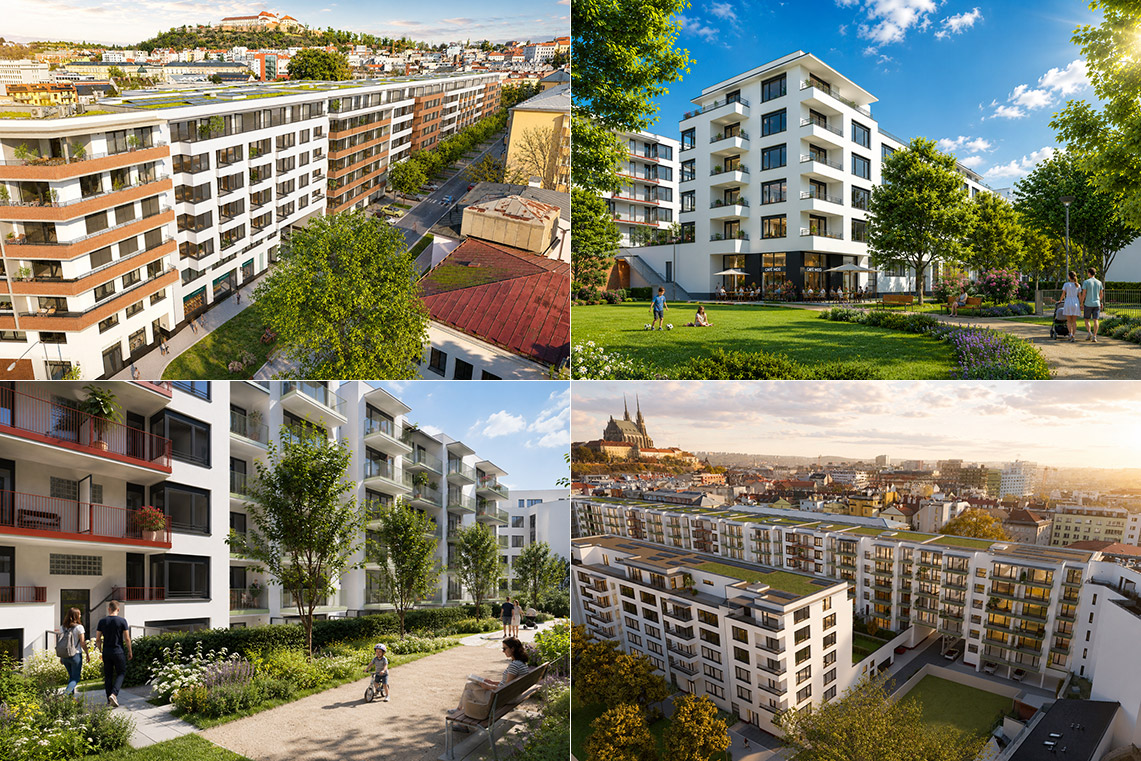 Rezidence Leitnerova - vizualizace
